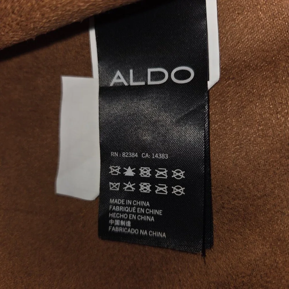 Aldo Brown Messenger Crossbody Bag Adjustable Strap Fits Up to 15